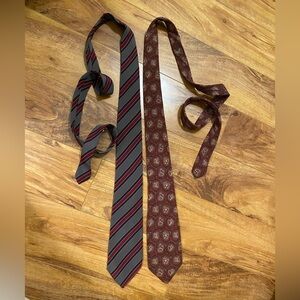 Vintage Silk Tie Pair